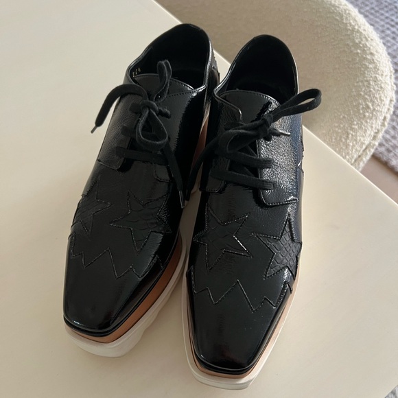 Excellent condition Stella McCartney Elyse Derby Platform Shoes - Picture 8 of 8